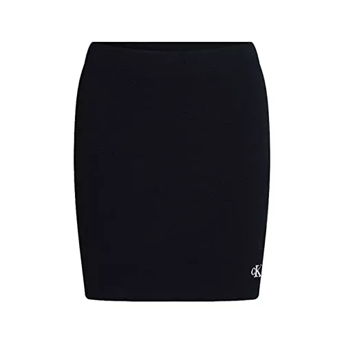 Calvin Klein Röcke Calvin Klein Slub Rib Mini Skirt - M