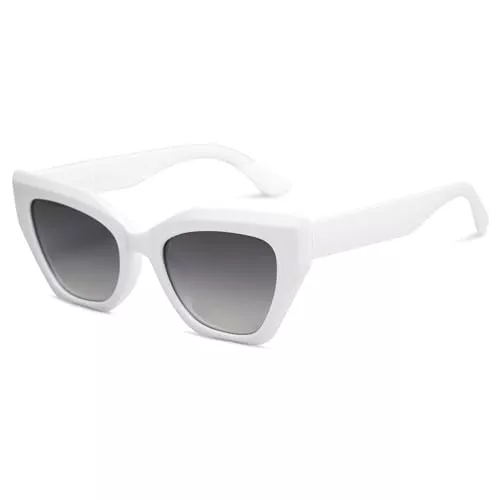SOJOS Sonnenbrillen & Zubehör SOJOS Vintage Cateye Sonnenbrille Damen Eckig Polarisiert UV Schutz Trendige Retro Mode Brille SJ2235