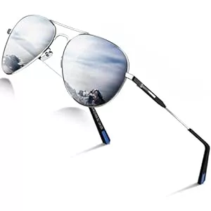 DADA-PRO Sonnenbrillen & Zubehör DADA-PRO Sonnenbrille Herren Polarisiert Pilotenbrille Damen Unisex Metallrahmen Fahrerbrille Klassische Retro Fliegerbrille UV400 Schutz Sunglasses