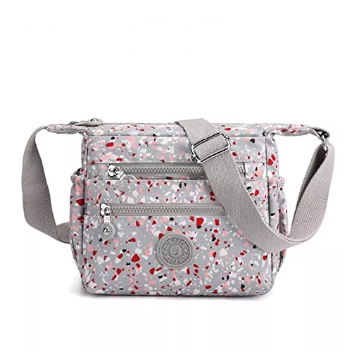 Simcat Taschen & Rucksäcke Simcat Schulterhandtaschen für Damen - Umhängetasche aus Nylon mit mehreren Taschen, Messenger-Taschen für Frauen, große Kapazität, für Frauen, Ehefrau, Mutter