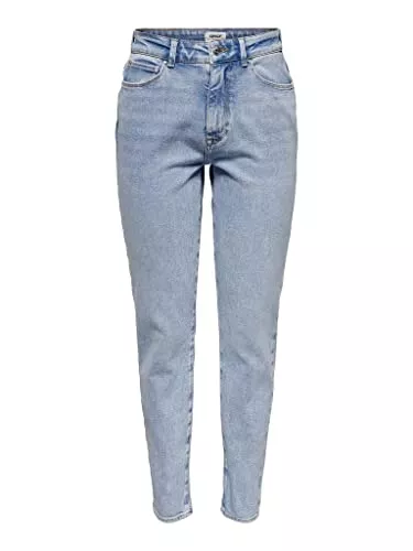 ONLY Jeans ONLY Female Mom Jeans ONLEmily High Waist Straight Fit Jeans