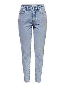 ONLY Jeans ONLY Female Mom Jeans ONLEmily High Waist Straight Fit Jeans