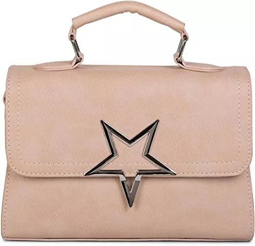 styleBREAKER Taschen & Rucksäcke styleBREAKER Satchel Henkeltasche mit großem Stern am Umschlag, Handtasche, Tasche, Damen 02012225