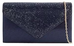 Girly Handbags Taschen & Rucksäcke Girly Handbags Frauen Diamante Satin Clutch-Bag