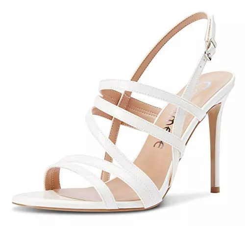 Castamere Sandalen & Slides Castamere Damen High Heels Römersandalen Peep Toe Ankle Strap Slingback Stilettos 10CM Heels Pumps