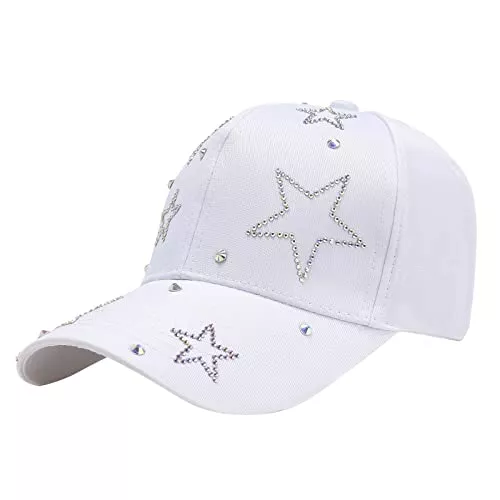 callmo Hüte & Mützen callmo Basecap Damen Pferdeschwanz, Trucker Pferdeschwanz Hut Messy Buns Glitzer Einfarbig Baseballkappe Unisex Visier Baseball Caps Running Caps