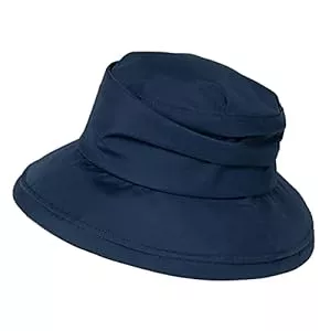 Comhats Hüte & Mützen Comhats Faltbarer Damen Regenhut Sonnenhut wasserdichte Mütze mit Kinnband UPF50+