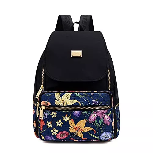 YANAIER Taschen & Rucksäcke YANAIER Damen Rucksack Wasserdichte Nylon Schultaschen Leichtgewicht Reiserucksack Rucksackhandtasche Daypack für Alltag Büro Schule Shopper