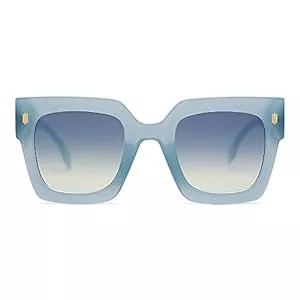 SOJOS Sonnenbrillen & Zubehör SOJOS Sonnenbrille Damen Groß Vintage Retro Quadratisch Cateye Rahmen UV400 Schutz Klassische Outdoor Moderne eckig Übergroß Sonnenbrillen SJ2194