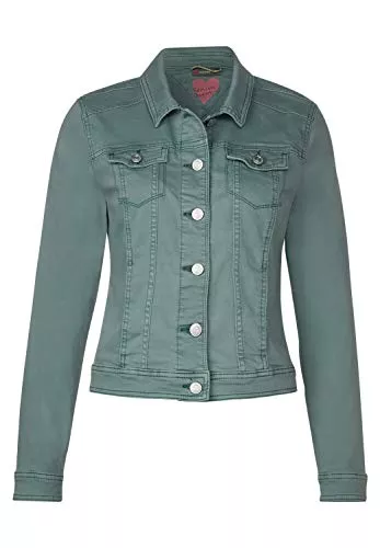 Street One Jacken STREET ONE Damen Roxana Jeansjacke, Jade medium Washed, 38
