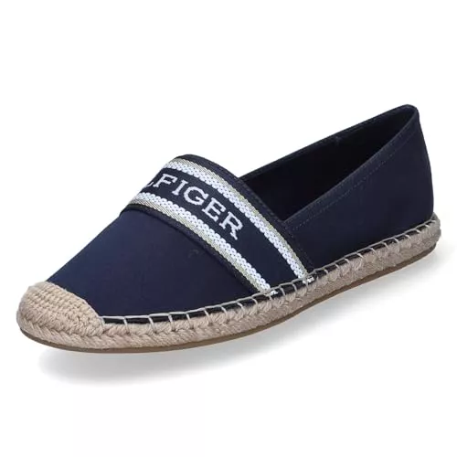 Tommy Hilfiger Flache Schuhe Tommy Hilfiger Damen Flip Flops Pool Slide Zehentrenner