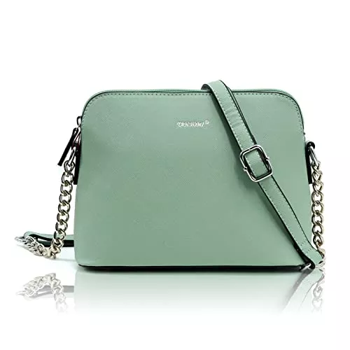 TAN.TOMI Taschen & Rucksäcke TAN.TOMI Umhängetasche Damen-Handtasche Damen Klein-Feste Crossbody Bag-Kette Schulterriemen Abendtasche Mode Elegant