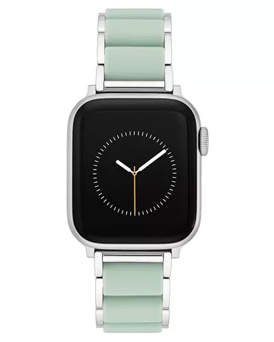 Anne Klein Uhren Anne Klein Modisches Silikon-Armband für Apple Watch, sicher, verstellbar, Apple Watch Ersatzband, passend für die meisten Handgelenke, Grün, grün