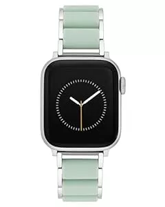 Anne Klein Uhren Anne Klein Modisches Silikon-Armband für Apple Watch, sicher, verstellbar, Apple Watch Ersatzband, passend für die meisten Handgelenke, Grün, grün