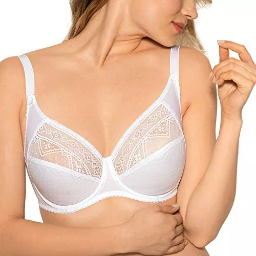 Kamea Unterwäsche & Dessous Gaia 059 BS Soft BH Dame Unterwäsche Dessous Spitze Seitenstäbchen Sport BH Top Qualität EU