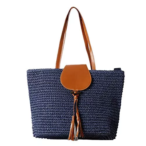 Demarkt Taschen & Rucksäcke Demarkt Strohtaschen Damen Handtaschen Sommer Strohsack Crossbody Tasche Schulterbeutel Freizeit Geflochten Strandtasche