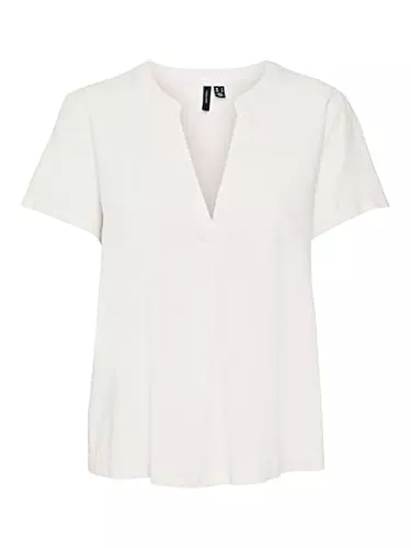 VERO MODA Kurzarmblusen VERO MODA Damen Vmmymilo Ss WVN Ga Top