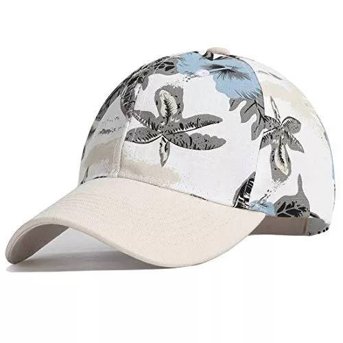 Yixda Hüte & Mützen Yixda Damen Blumen Baseball Cap Verstellbar Basecap Tennis Golf Sport Kappe