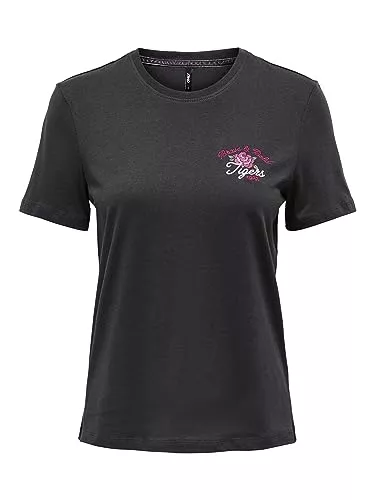 ONLY T-Shirts PIECES Damen Onllenni Reg S/S Wild Top Box Jrs