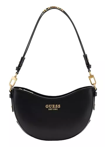 GUESS Taschen & Rucksäcke GUESS Sarita Top Zip Shoulder Bag Black