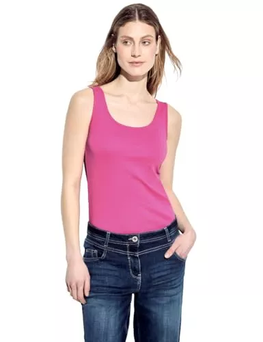 Cecil Tops Cecil Damen Basic Top in Unifarbe