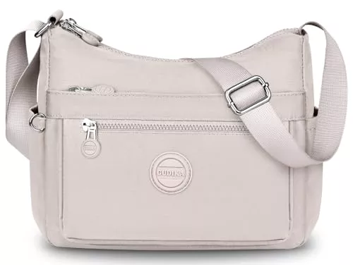 VOBUKE Taschen & Rucksäcke VOBUKE Umhängetasche Damen Mittelgroß Wasserdicht Nylon Crossbody Bag mit Vielen Fächern Leichte Schultertasche Verstellbarer Breitem Freizeit Kleine Messenger Bag für Einkaufen, Reisen