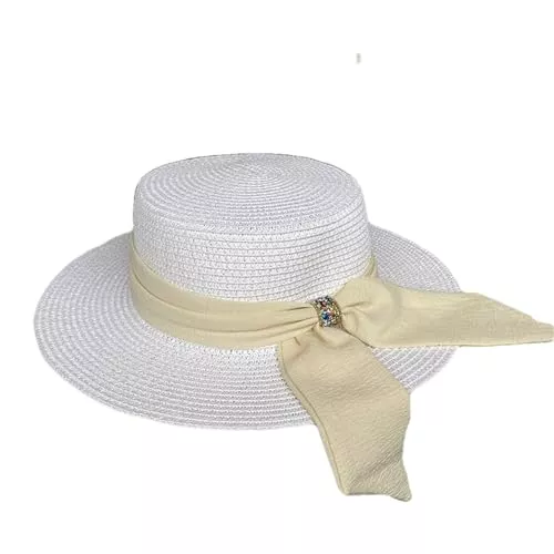 ZZJDBF Hüte & Mützen ZZJDBF Strohhut für Damen, faltbar, breite Krempe, Sommer, Strand, Sonnenhut, Sommerhut
