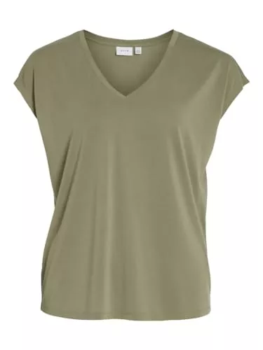 Vila T-Shirts Vila Damen Vimodala V-Neck S/S Top-Noos T-Shirt
