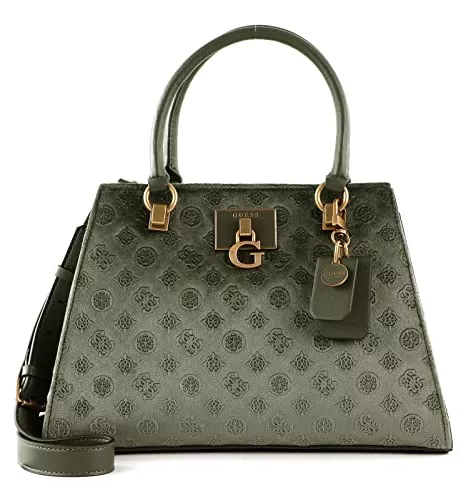 GUESS Taschen & Rucksäcke GUESS Stephi Girlfriend Satchel Charcoal