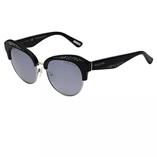 GUESS Sonnenbrillen & Zubehör Guess GM0777 5501C by Marciano Sonnenbrille GM0777 01C Schmetterling Sonnenbrille 55, Silber