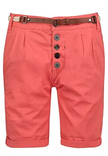 Sublevel Shorts Sublevel Damen Chino Bermuda Shorts mit Knopfleiste