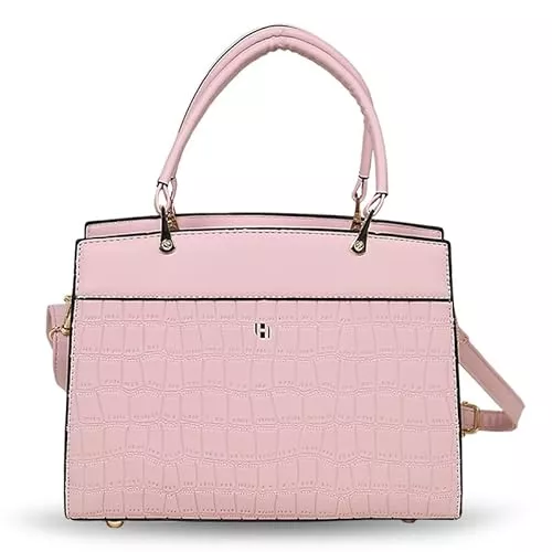 Habib Gruppe Taschen & Rucksäcke Habib Gruppe PU Leder Krokodilmuster Damen Handtasche - Großes Fach Umhängetasche mit Schultergurt Oberer Handgriff Tote Bag - Damenhandtaschen für Spaziergänge, Arbeit und Andere Anlässe