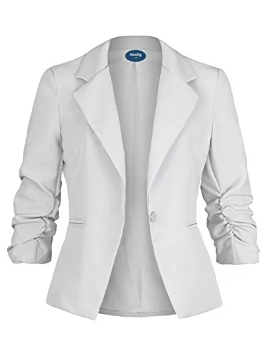 4tuality Blazer 4tuality Damenblazer tailliert mit 3/4 Arm Gr. S - XXL