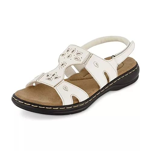 CUSHIONAIRE Unterwäsche & Dessous CUSHIONAIRE Women's Briar comfort sandal +Comfort Foam