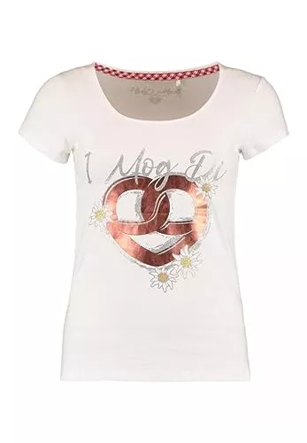 Hailys T-Shirts Hailys Trachtenshirt Do44ro weiß