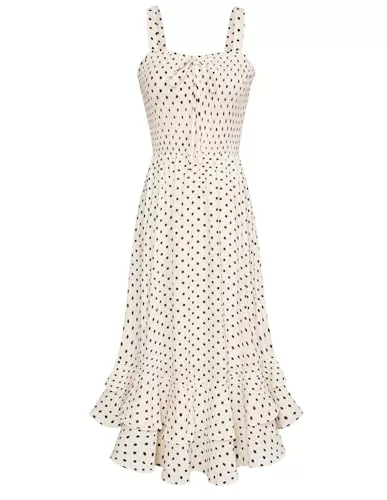 GRACE KARIN Freizeit GRACE KARIN Damen langes Blumenkleid Ärmellos Spaghettiträger Cocktailkleid Casual Freizeitkleid Böhmisch Maxikleid Strandkleider Urlaub