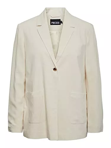 PIECES Blazer PIECES Damen Pcvinsty Linen Blazer