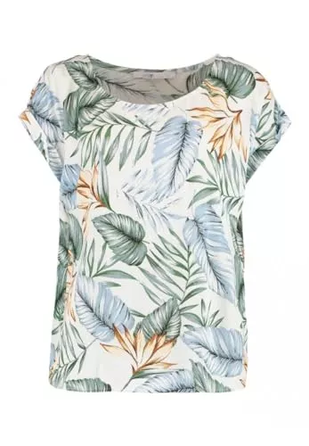 Hailys T-Shirts Hailys Damenshirt Ce44lina cremeweiß