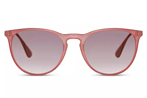 Cheapass Sonnenbrillen & Zubehör Cheapass Sonnenbrille Runde Gläser Vintage Damen Herren