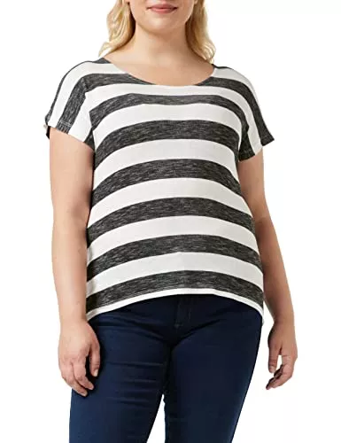 VERO MODA T-Shirts VERO MODA Damen Vmwide Stripe S/L Top Noos T-Shirt