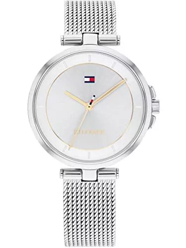 Tommy Hilfiger Uhren Tommy Hilfiger Damen Analog Quarz Uhr mit Edelstahl Armband 1782361
