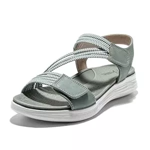 JOMIX Sandalen & Slides JOMIX Sandalen Damen mit Klettverschluss Sandals Bequem Strandschuhe Sommer Sandalette