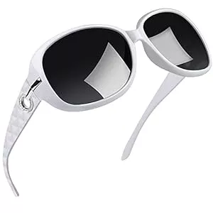 Joopin Sonnenbrillen & Zubehör Joopin Sonnenbrille Damen Polarisiert und Damen Sonnenbrille Elegant Übergroße XL UV400 Schutz Klassisch Vintage Brille mit Oversize Großer Rahmen