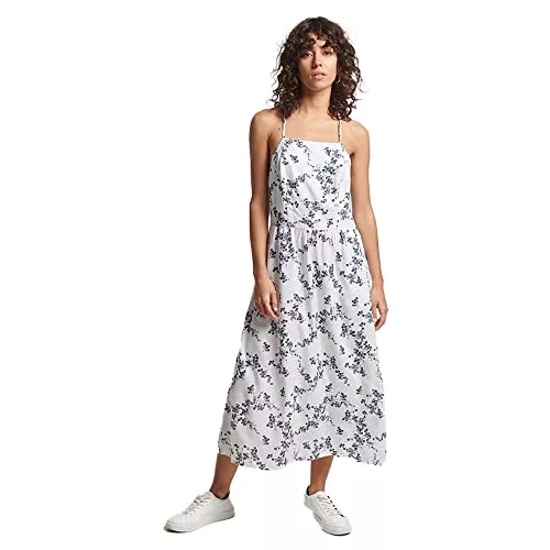Superdry Freizeit Superdry Damen Vintage Cami Maxi Dress Lässiges Kleid