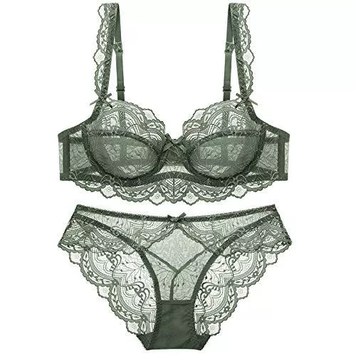 NYXBRA Unterwäsche & Dessous NYXBRA Ultradünne Transparente BH-Spitze BH Damen Sexy Dessous BH-Set