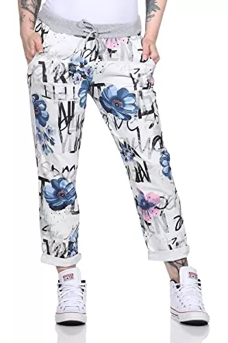 simaranda Hosen simaranda Damen Jogginhose im Boyfriend-Style Sweatpants für Freizeit Sport und Fitness 7