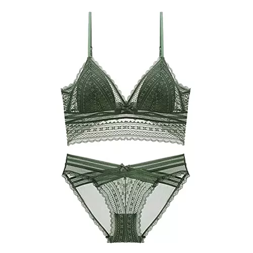 callmo Unterwäsche & Dessous Dessous Damen Sexy Reizwäsche，Sexy Unterwäsche Frau Sleepwear Nachthemd Bikini Lingerie Negligee Sexy Schlafanzüge Spitze Spitzen-BH-Zapfen Zweiteiliges Set UnterwäSche Mit Tanga Leder Badeanzug Negli