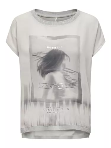 ONLY T-Shirts ONLY Damen Onlmickela S/S Photo Top Box JRS T-Shirt