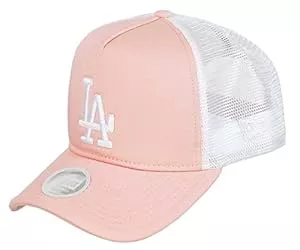 New Era Hüte & Mützen New Era - Los Angeles Dodgers Adjustable Women Trucker Cap - League Essential - Pink/White