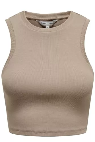 ONLY Tops ONLY Damen Onlvilma S/L Cropped Tank Top JRS Noos Tanktop